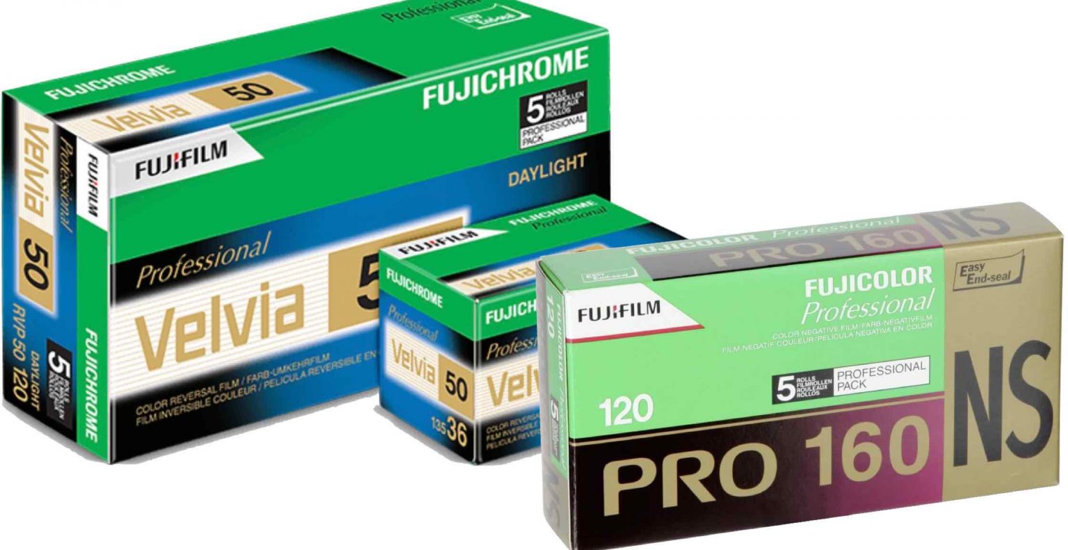 Fujifilm Discontinues Fujicolor PRO 160NS 120 and Fujichrome VELVIA 50