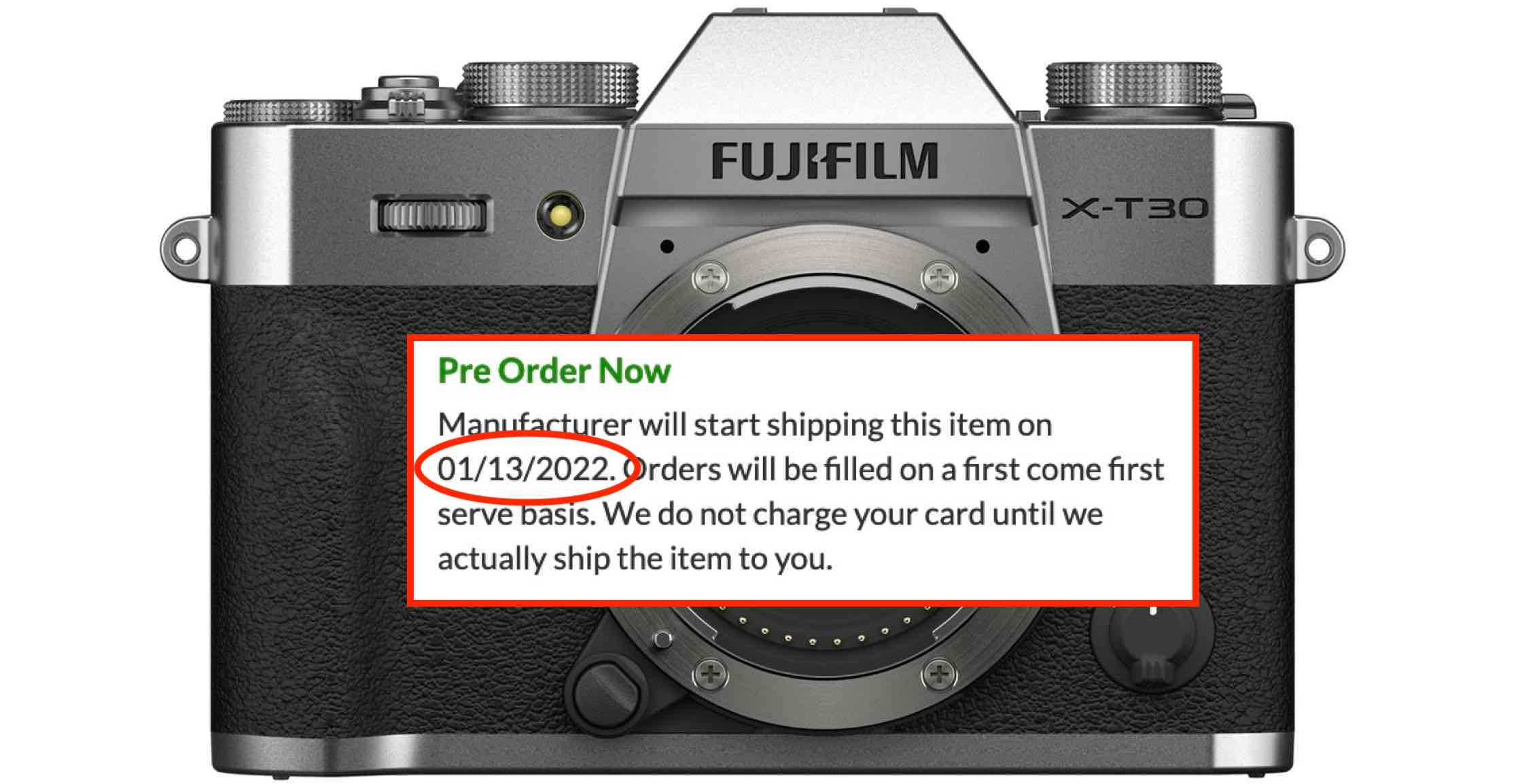 Fujifilm X T30ii To Ship In January 2022 Only According To Adorama Fuji Rumors