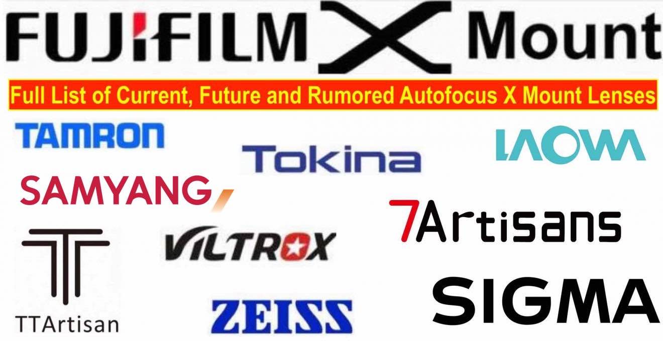 Samyang Joins the X Mount Autofocus Lens Club and Updated List of Third
