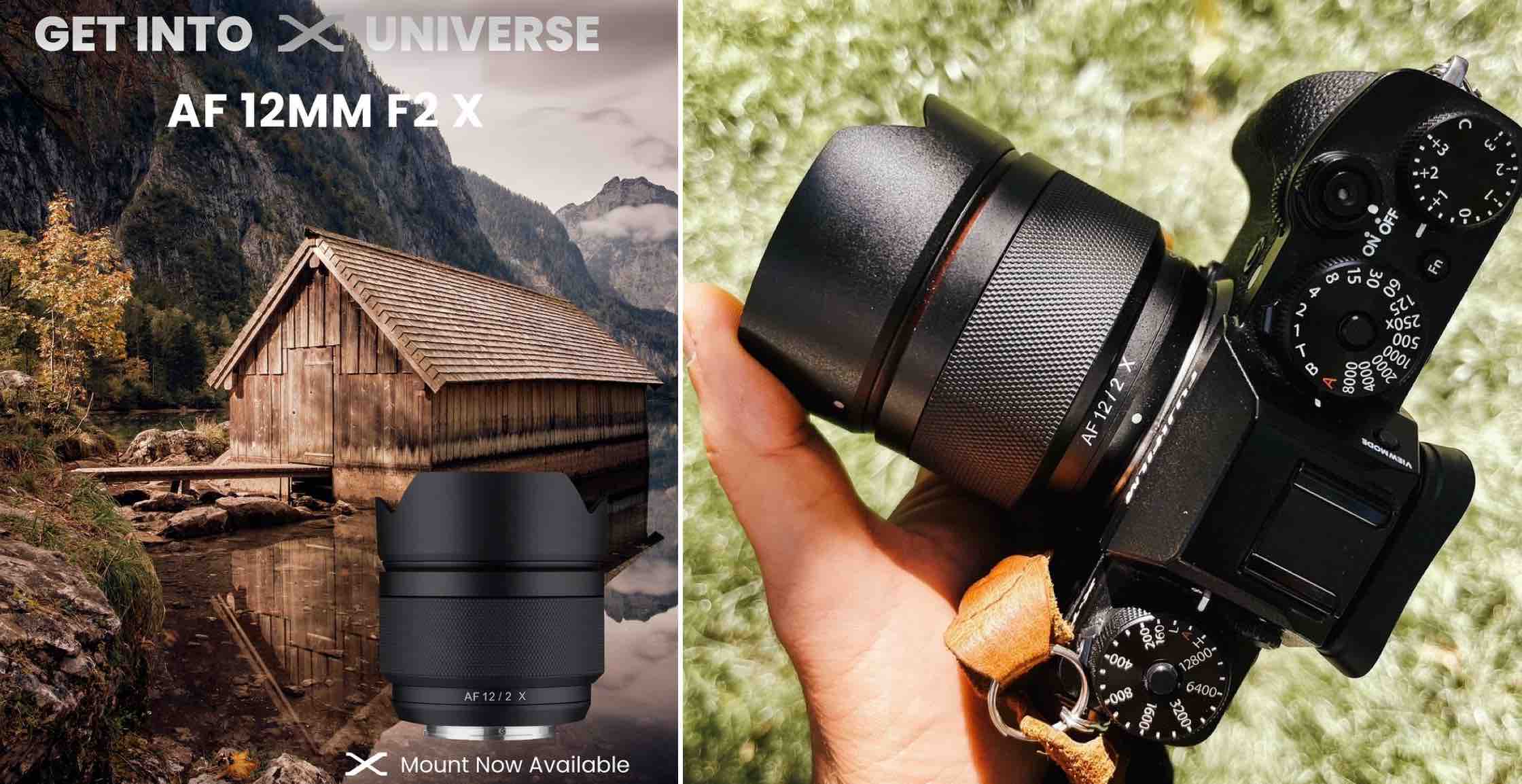 Samyang 12mm F2 AF for Fujifilm X Mount Officially Announced