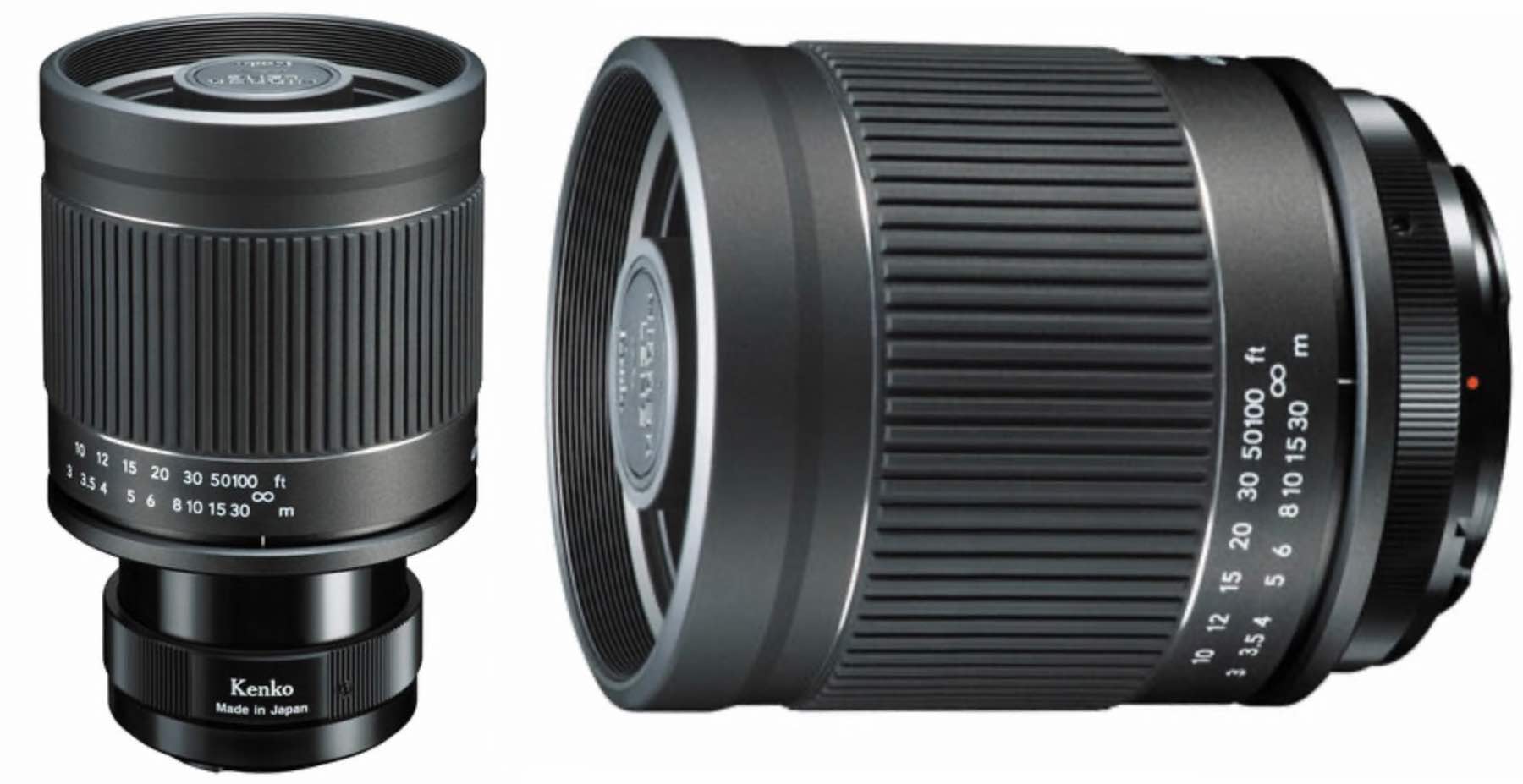 Kenko 400mm F8 IIS Mirror Lens for Fujifilm X Officially