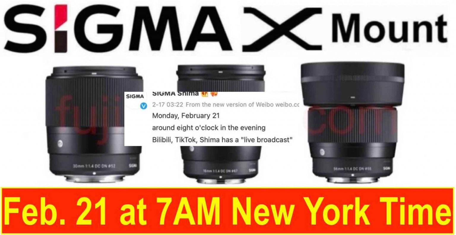 Sigma X Mount Lenses Coming February 21 At 7AM New York Time 1 PM sigma-x-mount-lenses-coming-february-21-at-7am-new-york-time-1-pm