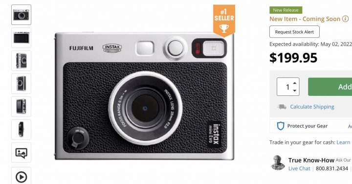 Fujifilm Instax Mini Evo hybrid instant camera announced - Photo Rumors