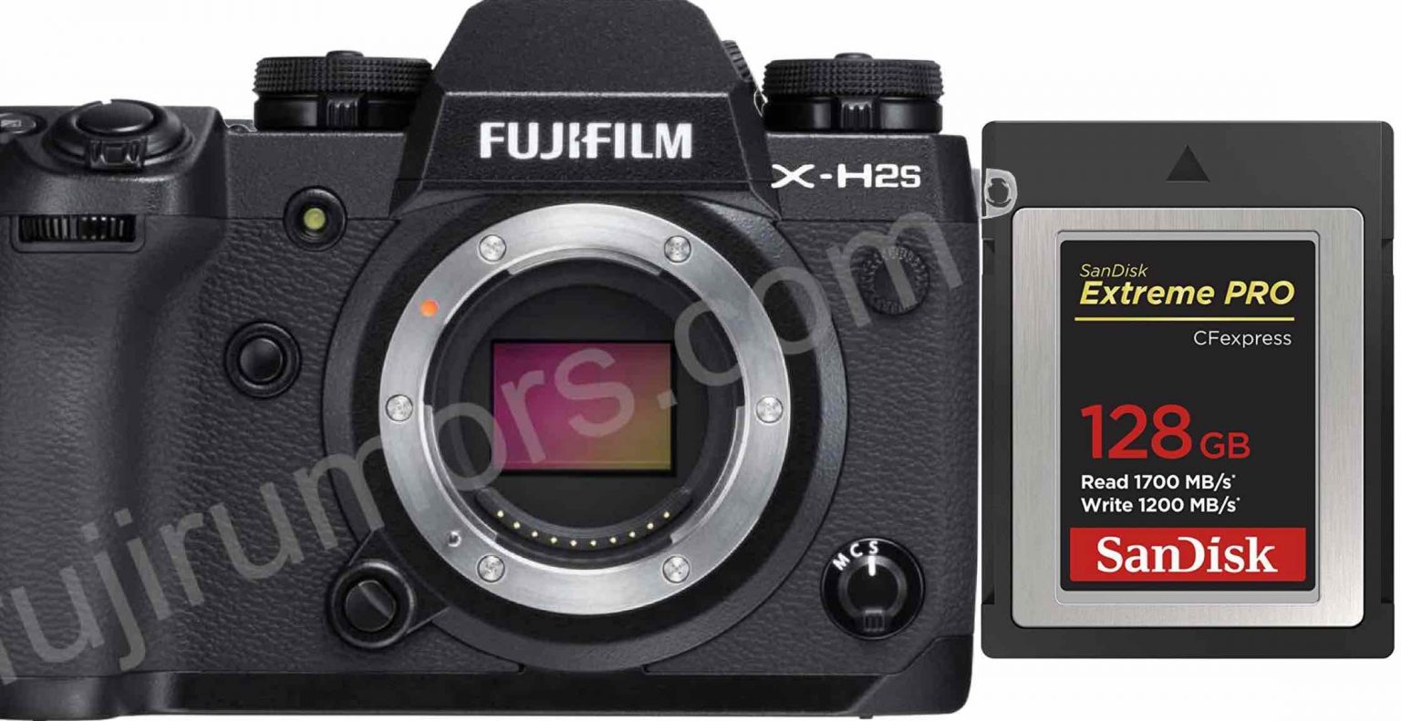 RUMOR: Fujifilm X-H2S Compatible with CFexpress Cards - Fuji Rumors