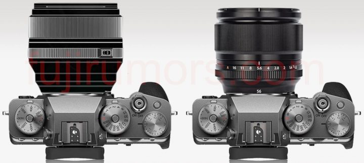 left: the new 56mmF1.2 - right: the original 56mmF1.2