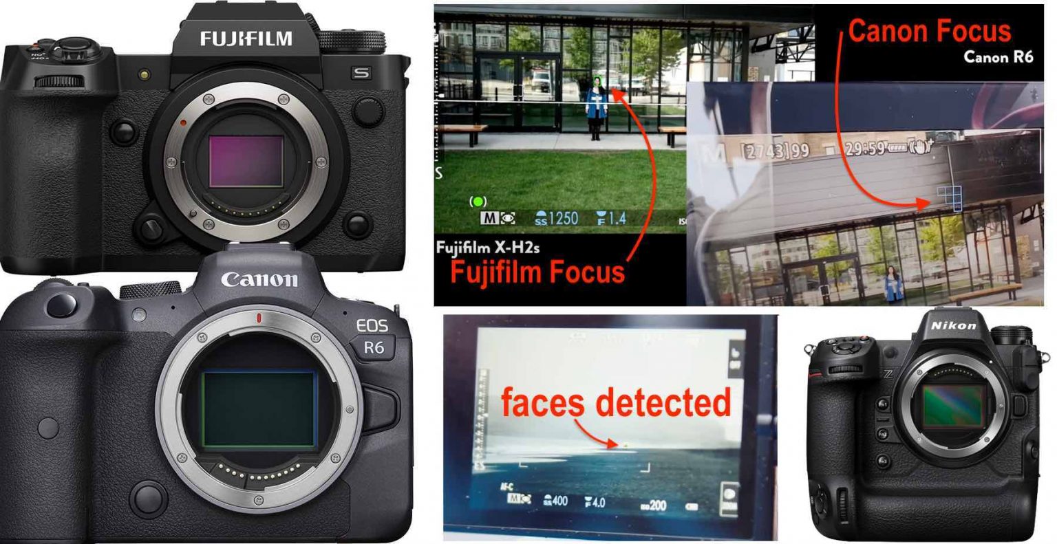 Fujifilm XH2S vs Canon R6 vs Nikon Z9 Autofocus Comparison Canon R6
