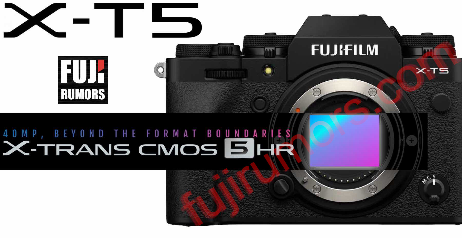 Fujifilm X-T5 to Feature 40MP Non-Stacked Sensor (No 26MP Stacked 