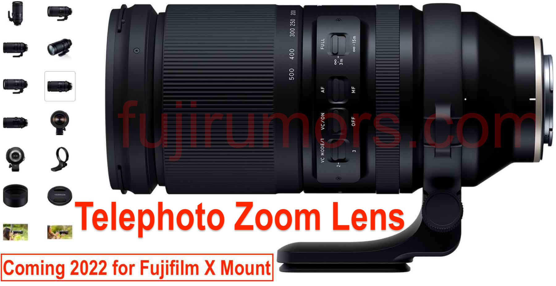 x mount zoom lenses