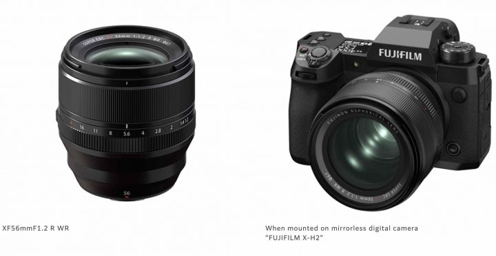 Fujifilm Unveils FUJINON XF56mmF1.2 R WR Mid-Telephoto Lens - Fuji Rumors