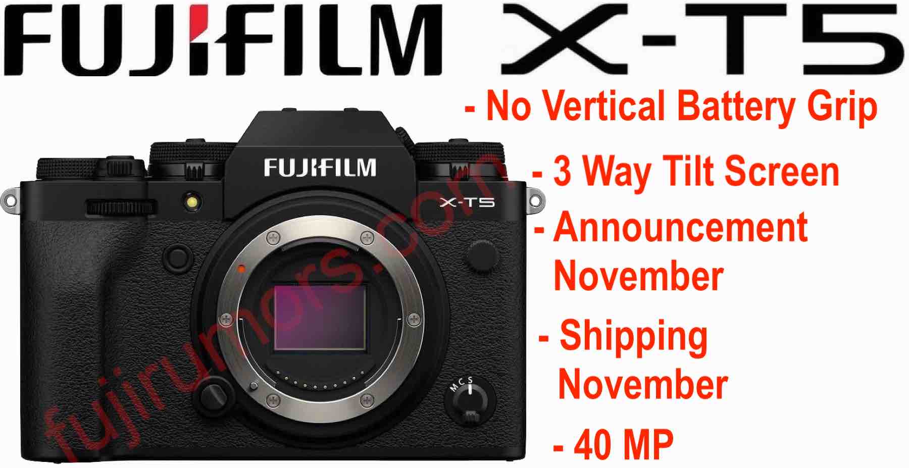 fuji rumors xt5