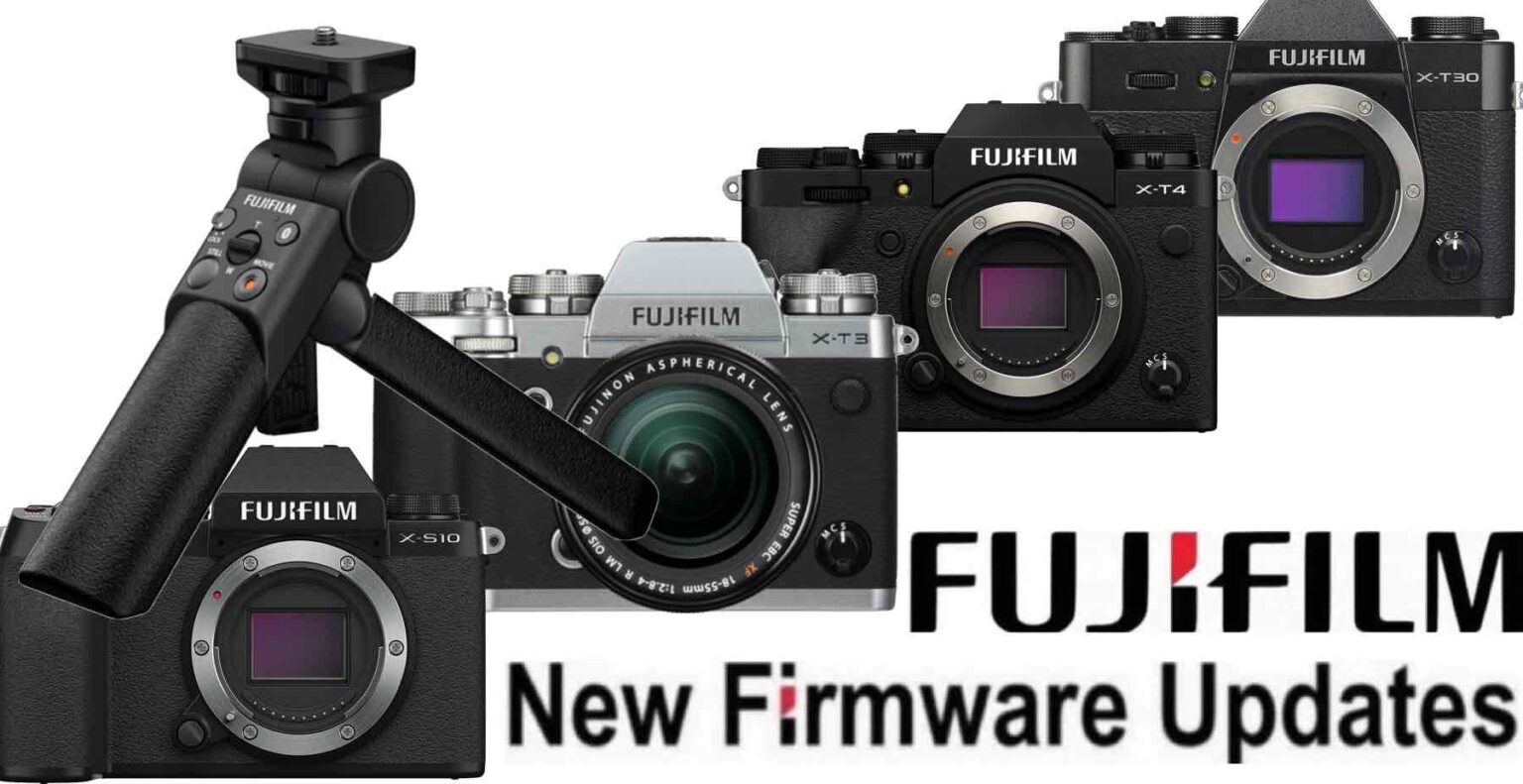 Fujifilm Firmware Updates for X-T4, X-T3, X-S10, X-T30, X-T30II