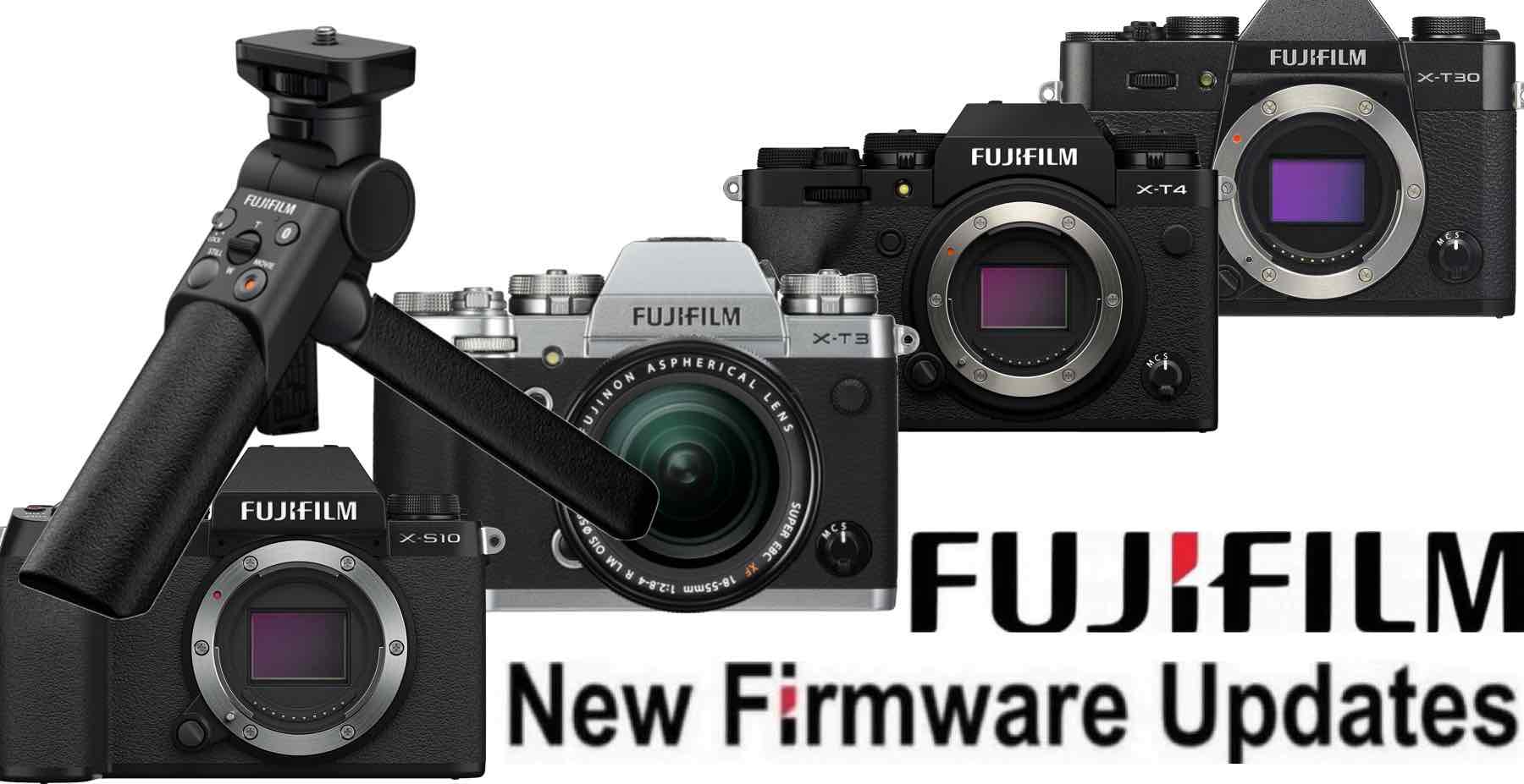 Wolf in schaapskleren Tijd evenwichtig Fujifilm Firmware Updates for X-T4, X-T3, X-S10, X-T30, X-T30II - Tripod  Grip TG-BT1 Support and Bug Fixes - Fuji Rumors