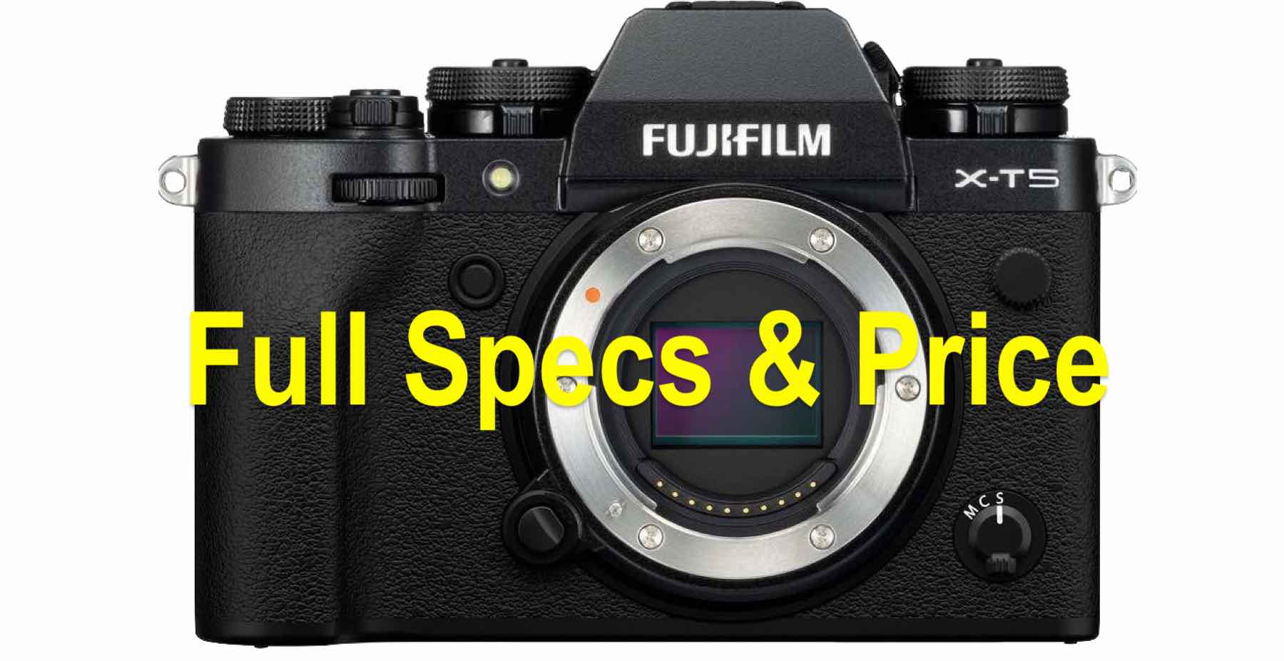 Fujifilm X-T5 - FULL SPECS and PRICE LEAKED - Same EVF of X-T4 and 