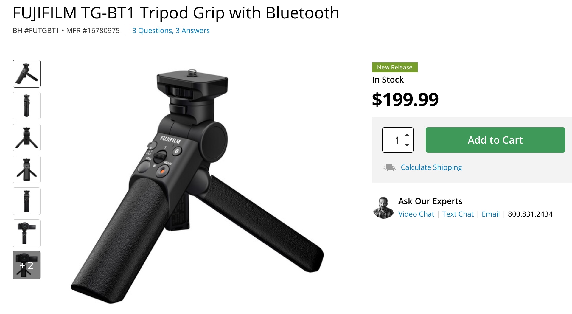 IN STOCK: Fujifilm TG-BT1 Tripod Grip - Fuji Rumors