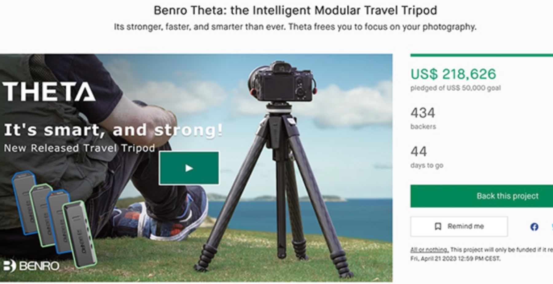 Level Up Benro launched the World’s First Auto Leveling Tripod with