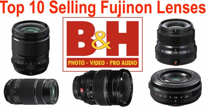 click the image to see the 4 best selling lenses on BHphoto of the last 12 months