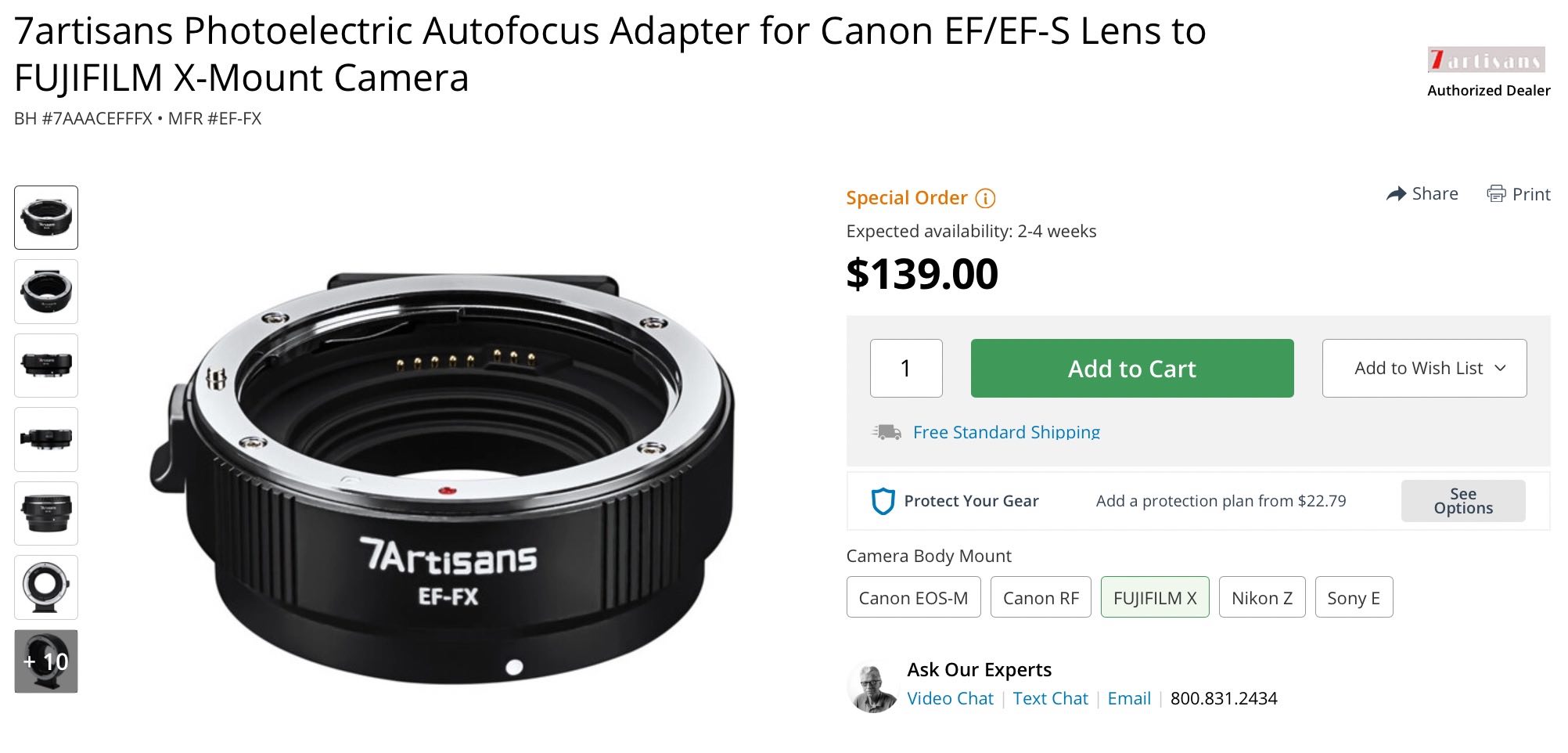 7Artisans Photoelectric Autofocus Adapter Released Fuji Rumors