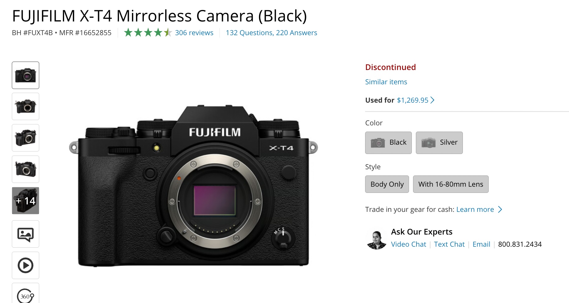 fuji xt3 discontinued