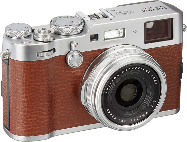 the brown Fujifilm X100F - an Instax EVO version of it coming soon