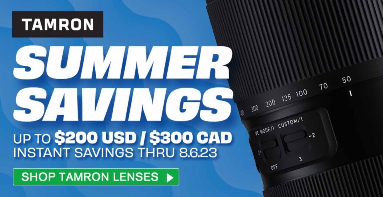 Tamron Summer Savings Join the Huge Fujifilm X/GFX Deals Fuji Rumors