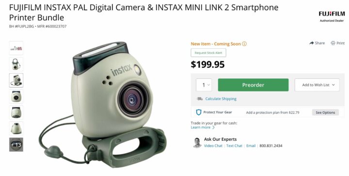 INSTAX PAL™ Digital Camera and INSTAX MINI LINK 2™ Smartphone Printer  Bundle - Instax