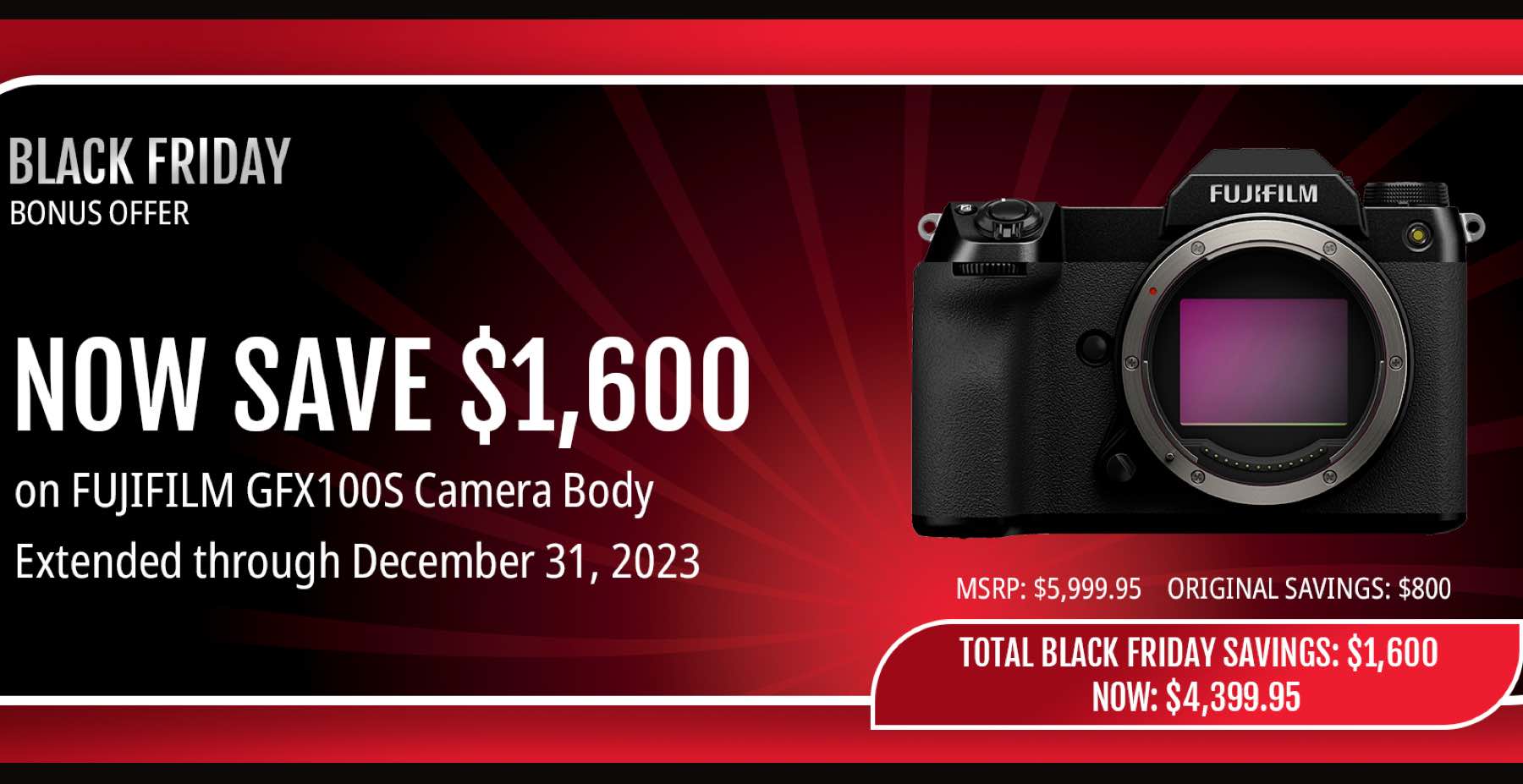 Fujifilm GFX100S MEGADISCOUNT Extended Fuji Rumors