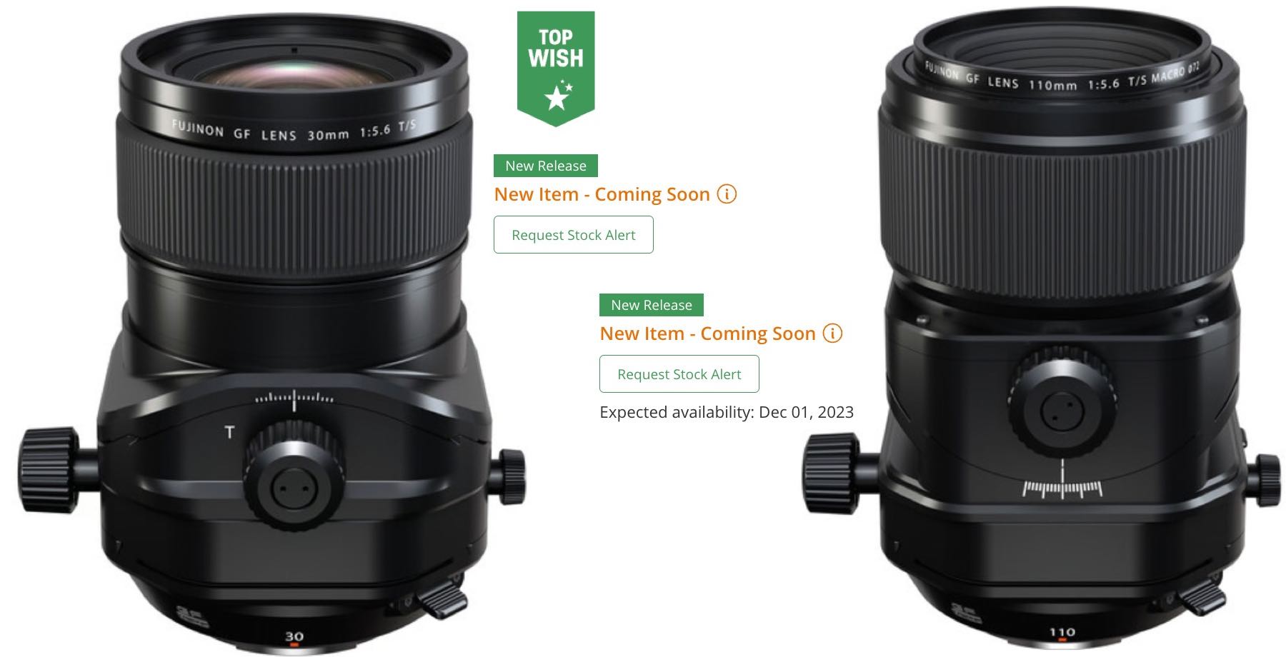 Shipping Struggles for GF30mmF5.6 Tilt Shift - Fuji Rumors