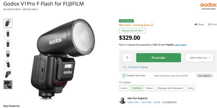 Godox V1 Pro Announced - Fuji Rumors