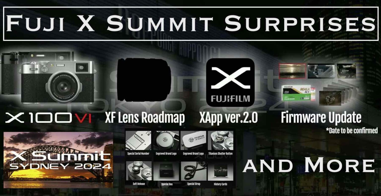 Beyond X100VI Fujifilm X Summit Suprises New Fujinon XF Lens Teaser