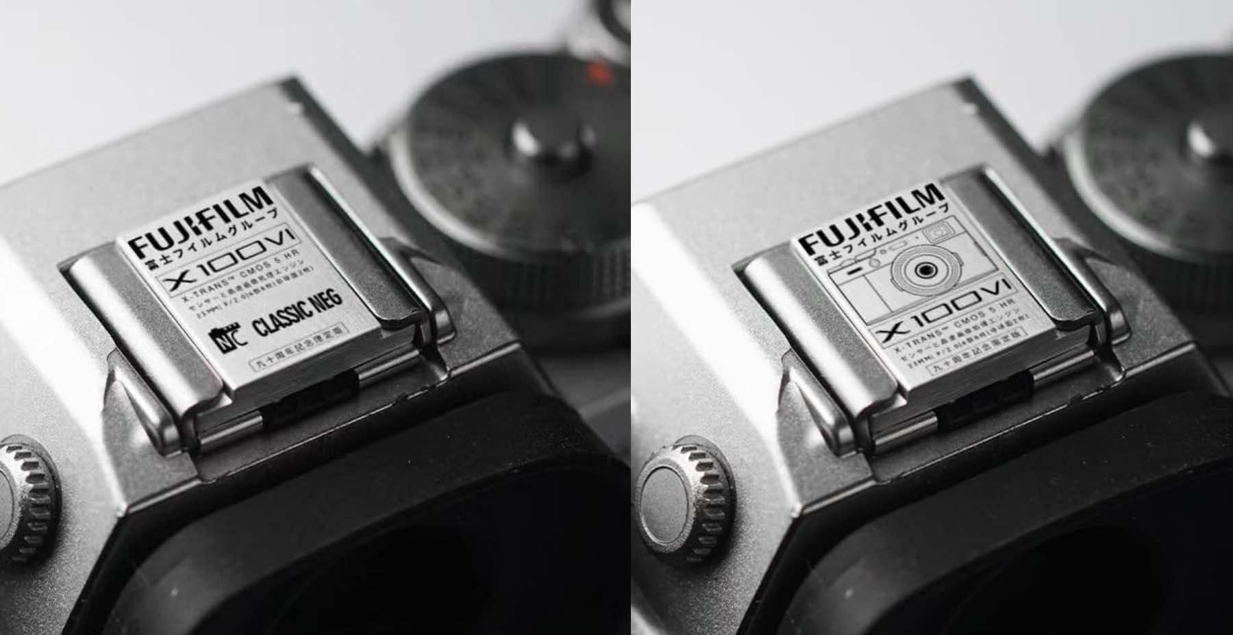 New Fujifilm Customized Metal Hot Shoe Cover Fuji Rumors