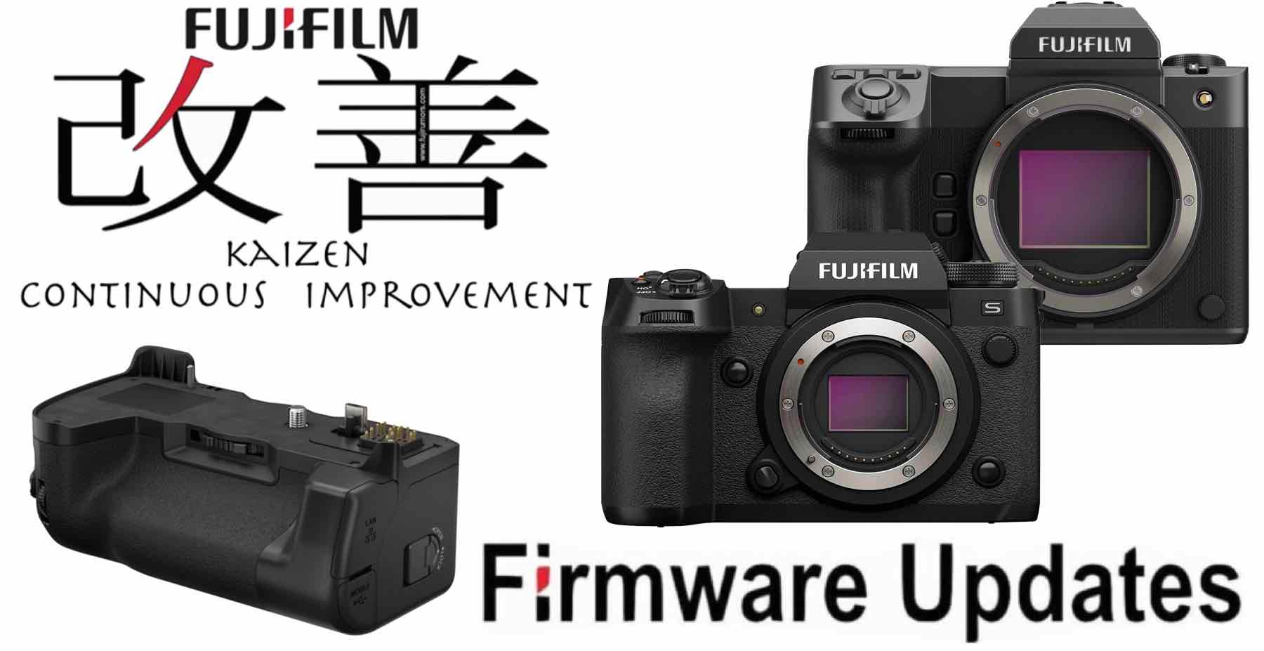 Major Firmware Updates for Fujifilm X-H2S, GFX100II and FT