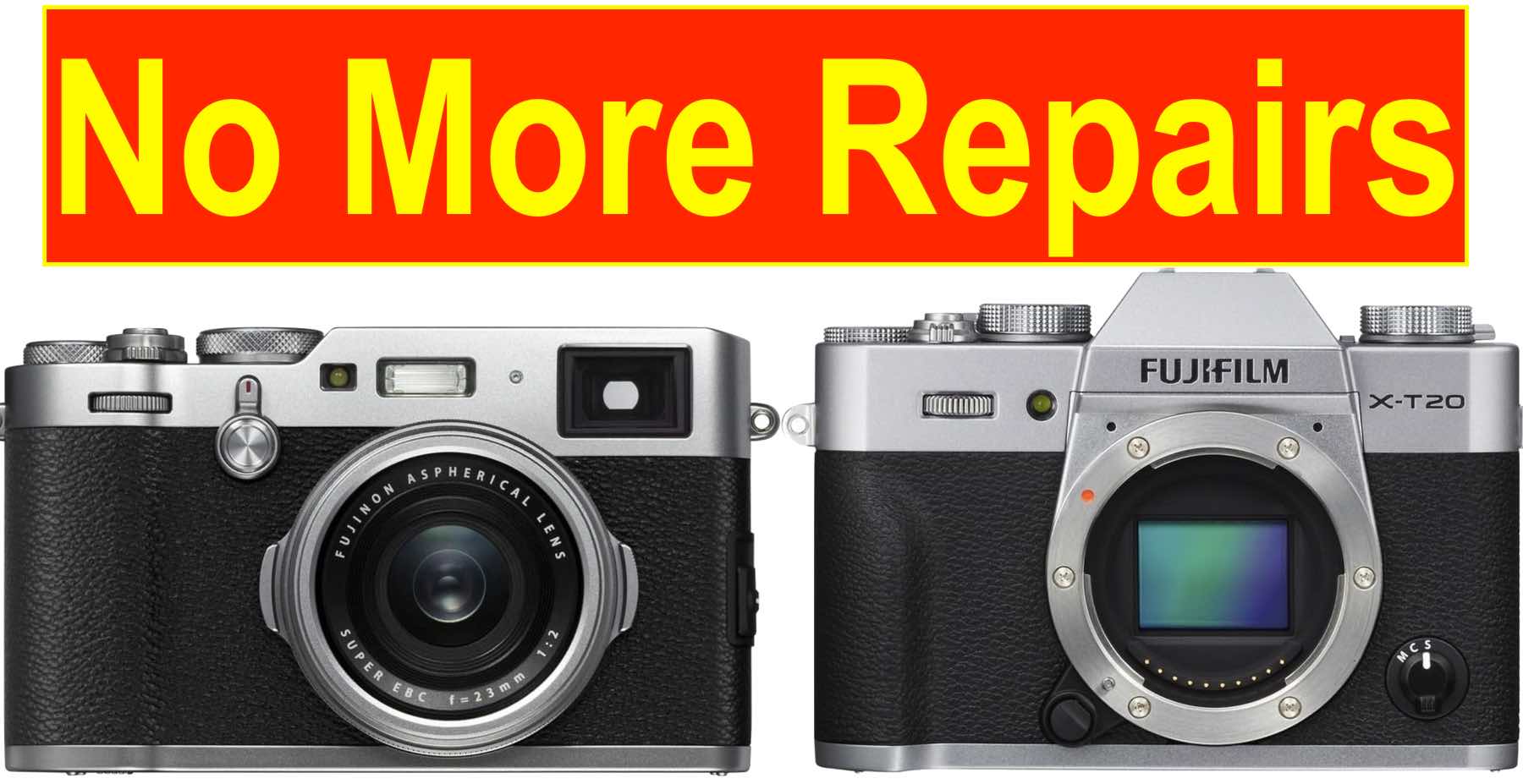 Fujifilm Pulls Plug on X100F/X-T20 Repairs and Full List of