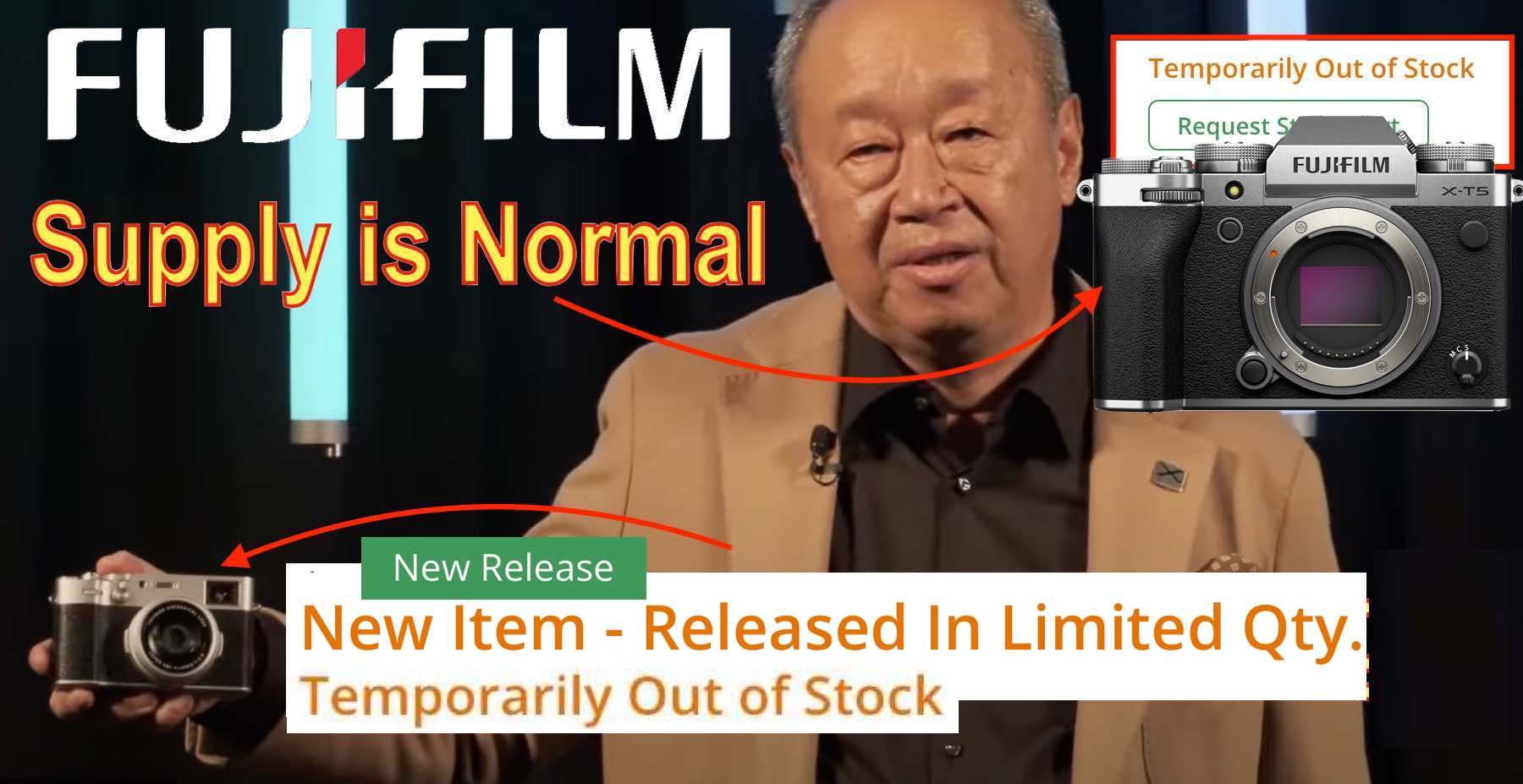 Fujifilm CEO Supply is Normal, Overproduction Would Force Discounts