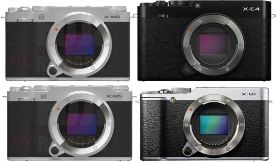 Fujifilm X-M5 vs X-E4 Size Comparison and New X-M5 Image Leaked - Fuji ...