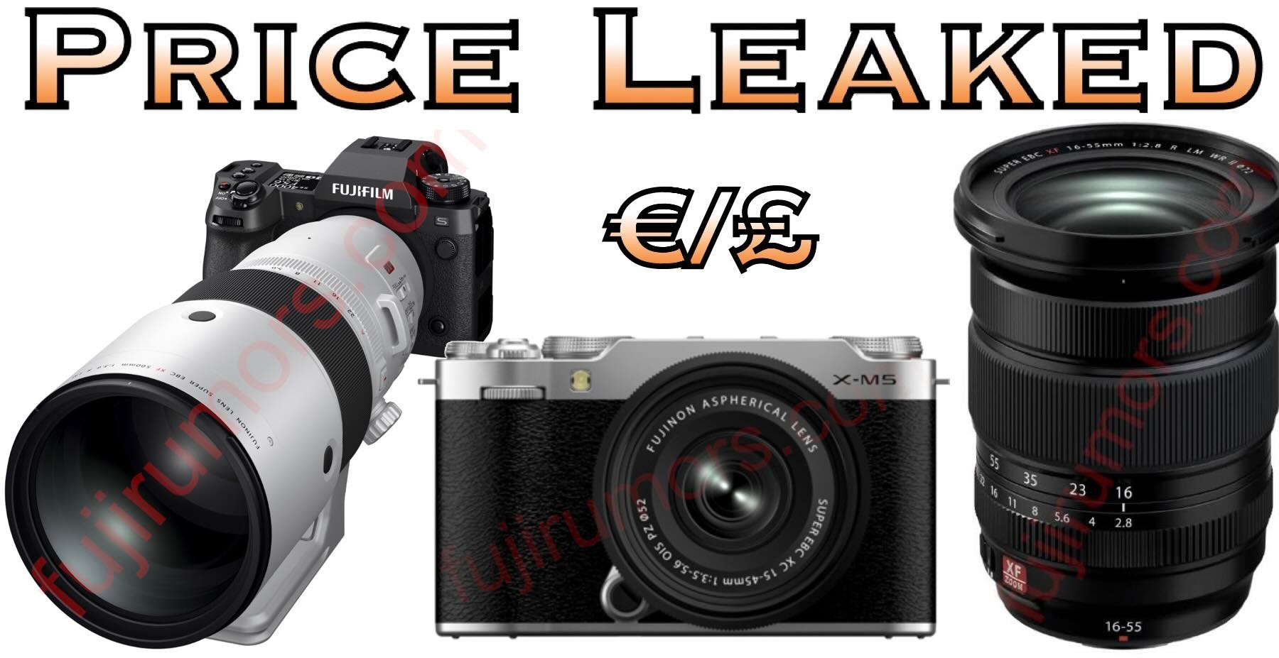 BREAKING: Fujifilm X-M5, XF16-55mmF2.8 II, and XF500mmF5.6 Pricing
