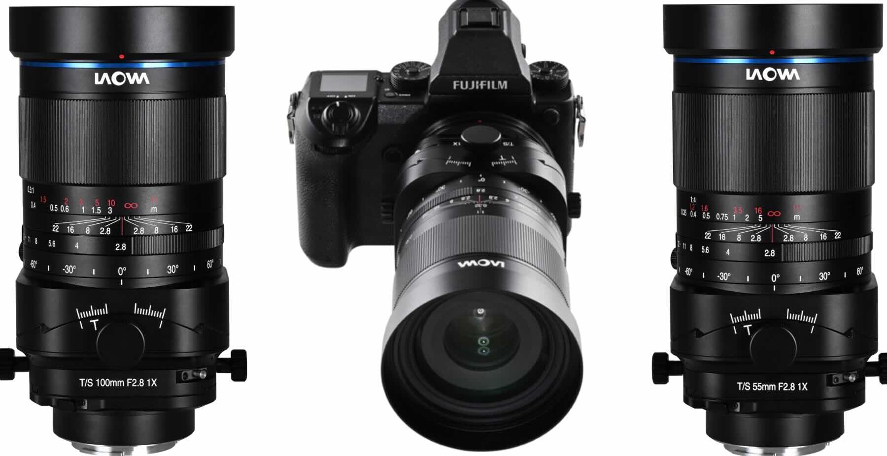 Laowa 55mm F2.8 and 100mm F2.8 Tilt-Shift 1X Macro Lens for GFX