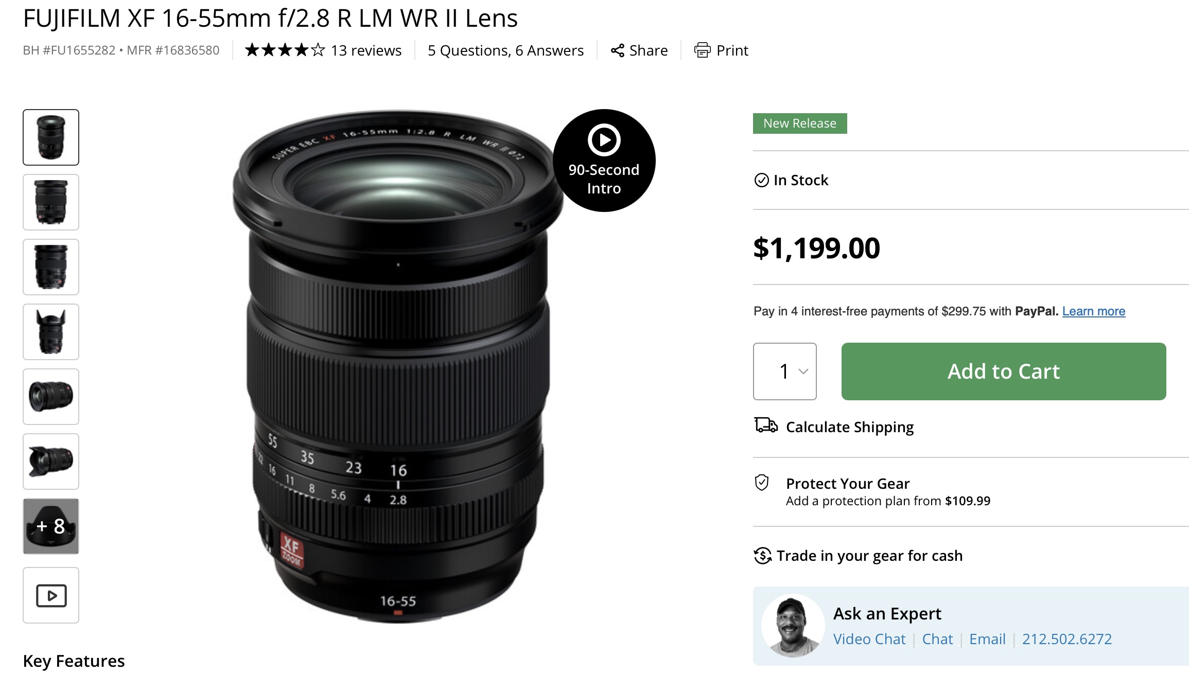 Fujinon XF16-55mmF2.8 II in Stock at BHphoto and Adorama - Fuji Rumors