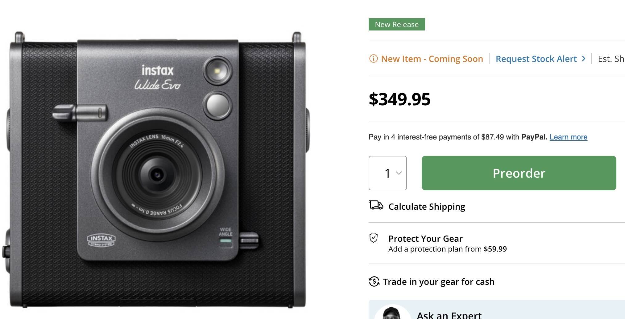 Fujifilm Instax Wide Evo