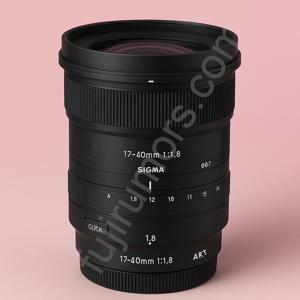 Sigma 17-40mmF1.8 DC ART Additional Specs  that Fujifilm