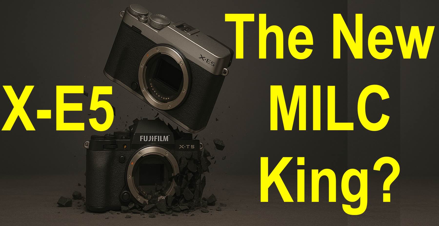 Fujifilm X-E5 Crushes X-T5's Early Pre-Orders on FujiRumors