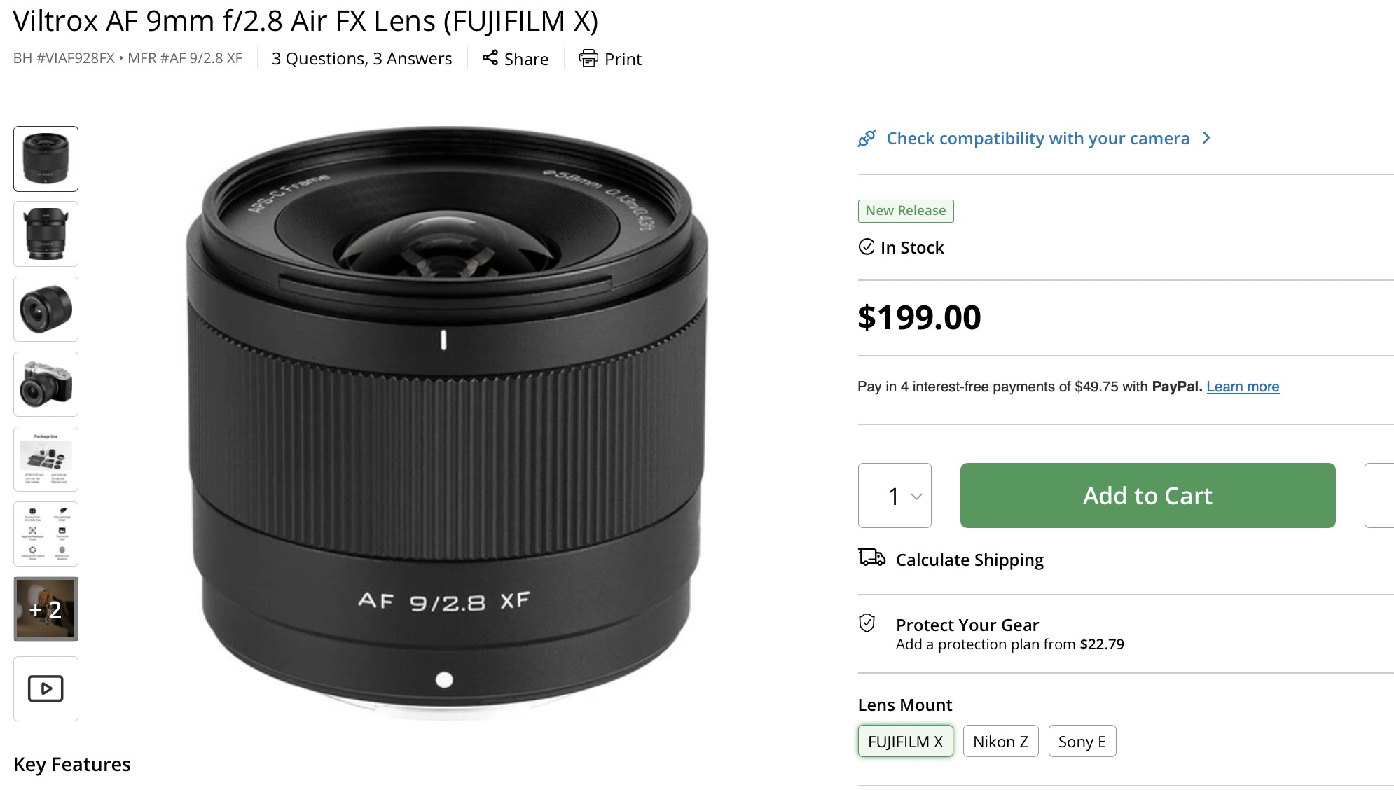 Viltrox AF 9mm F2.8 for Fujifilm X Available Now - Fuji Rumors