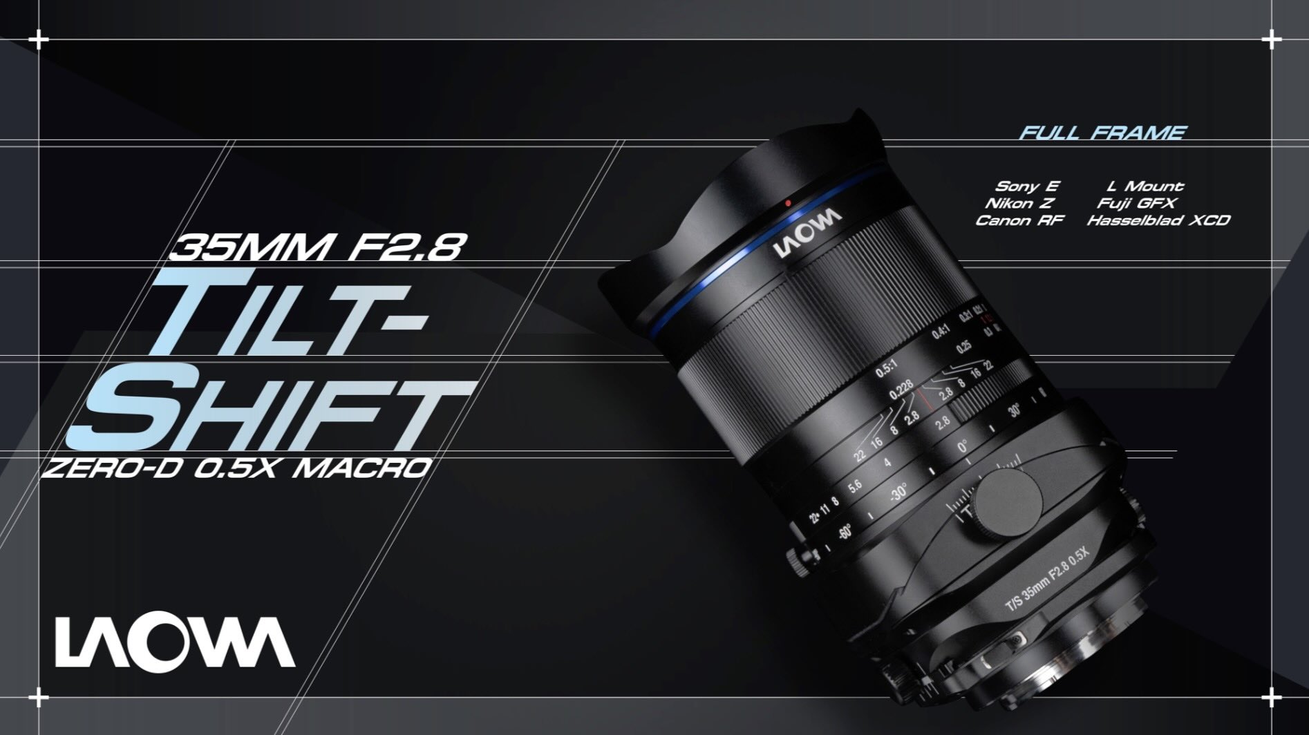 Laowa představila nový 35mm f/2.8 Zero-D tilt-shift objektiv s makro funkcí
